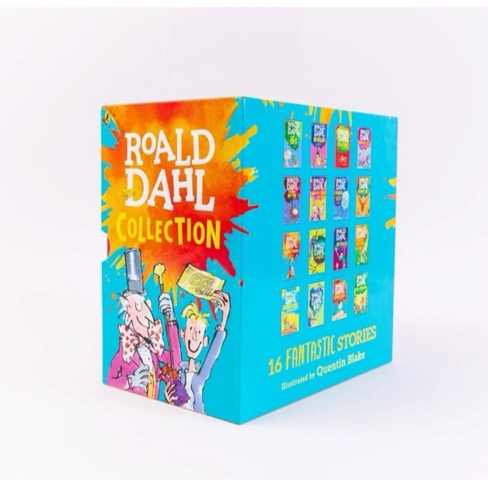 16 Book Boxset Roald Dahl Charlie & The Chocolate Factory Great Glass‎ Elevator